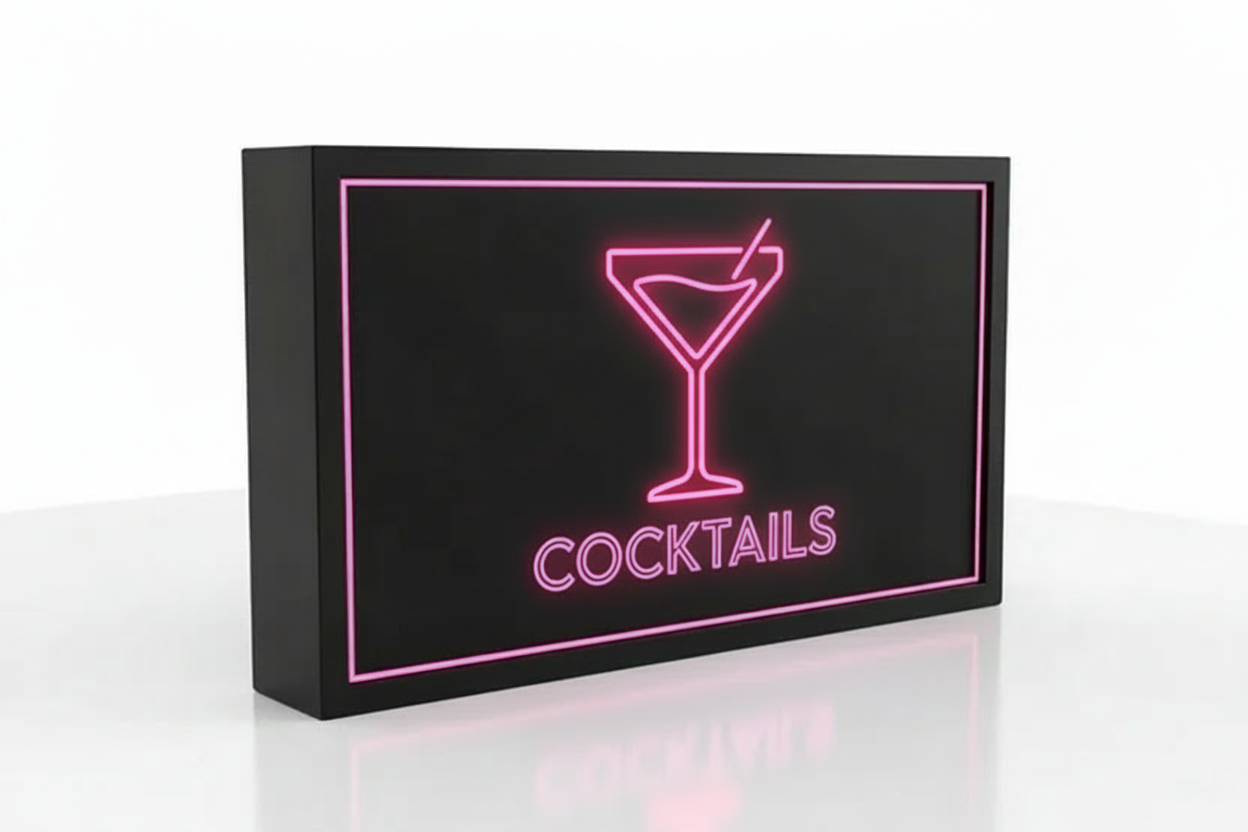 Cocktails monochrome pink