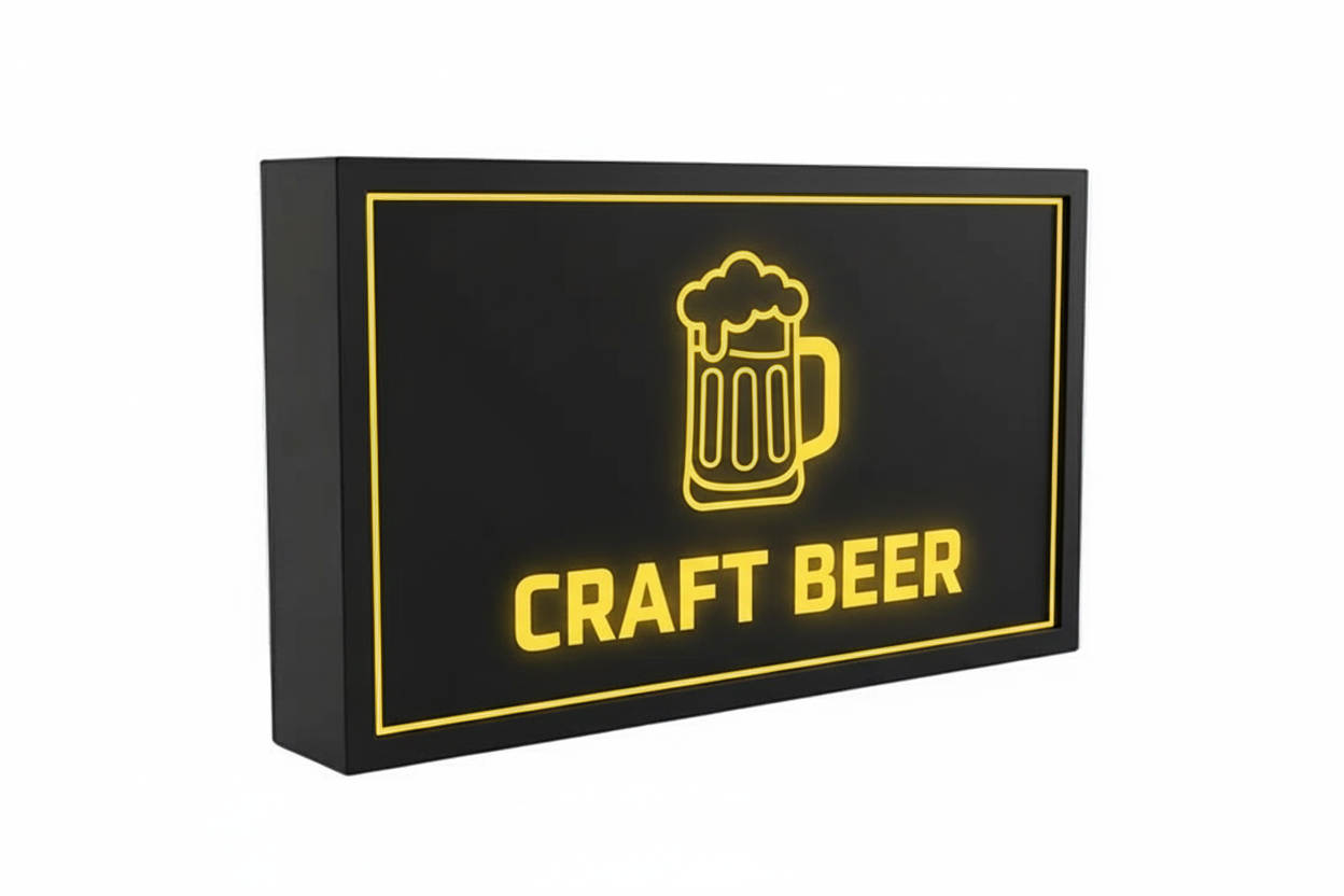 Craft beer sign