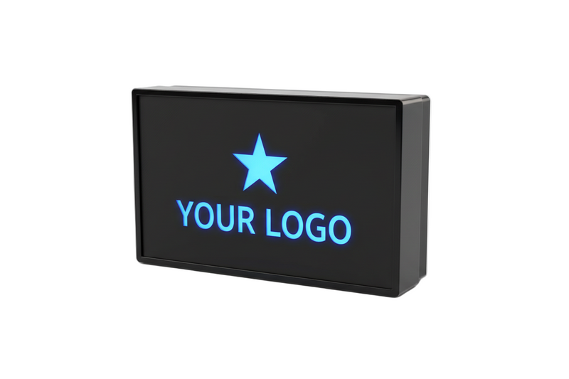 Small blue star logo box